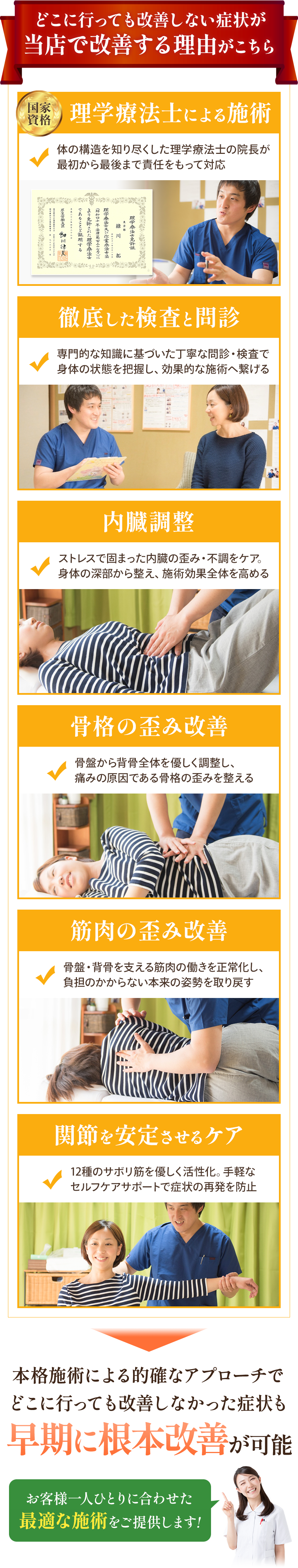施術の特徴