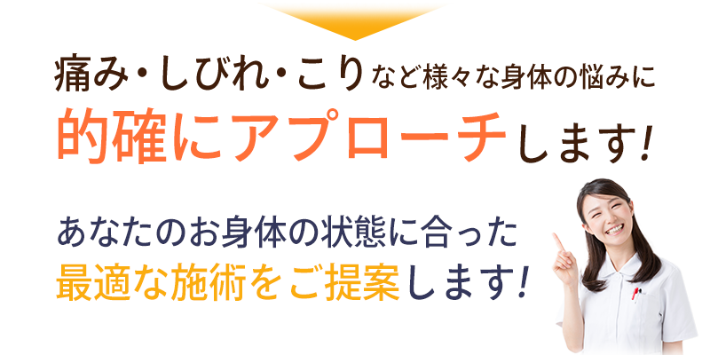 的確にアプローチ